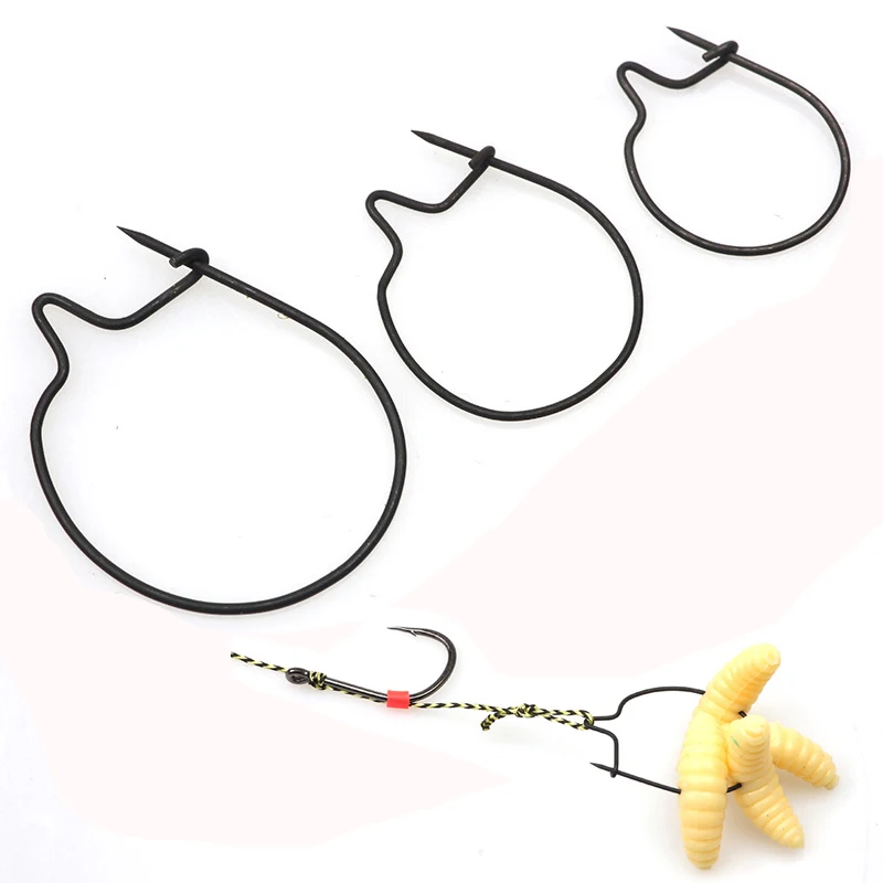 

20 шт Карп Рыболовный крючок-приманка Sting Boilie Pin Spike Live Bait Крючки Крючок под червя Maggot зажим для волос Rig Ronnie коннектор