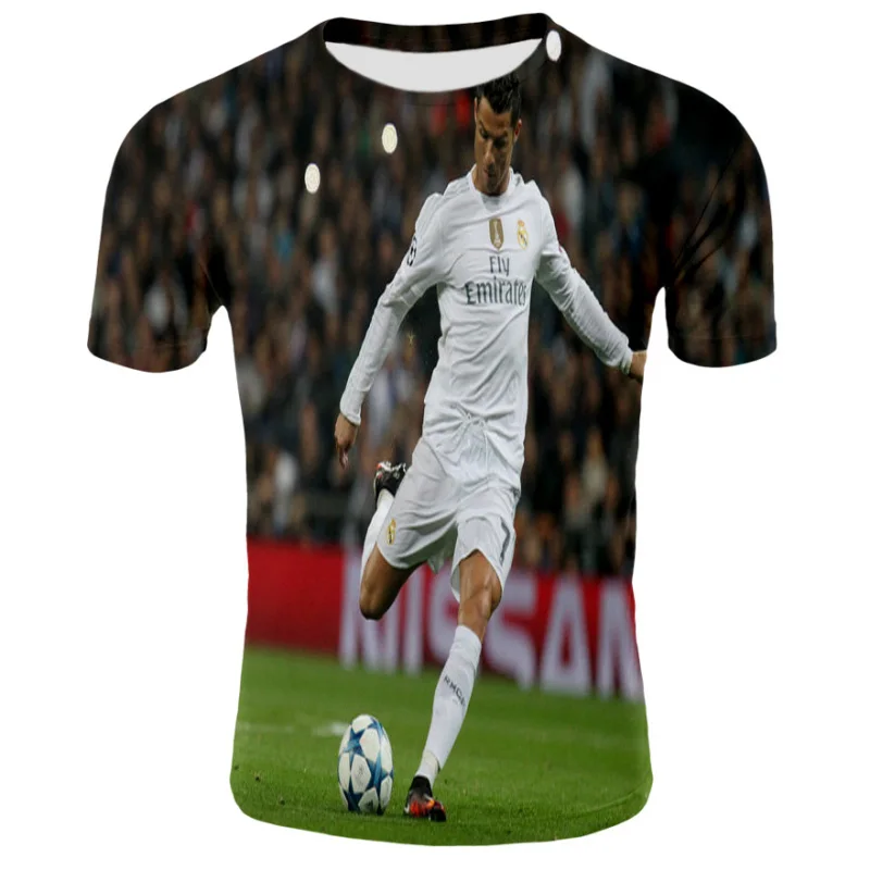Реал Мадрид 2018 2019 футбол Джерси aaa Мужская 3D футболка/Дети спортивный костюм