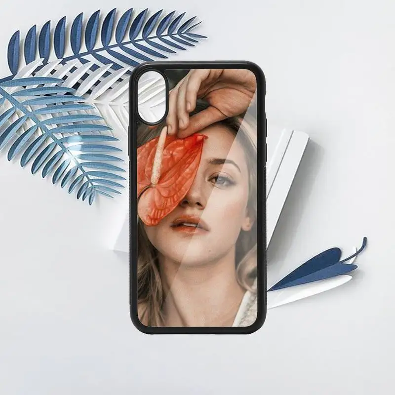 

Lili Reinhart Riverdale famous actor luxury design shell Phone Case PC for iPhone 11 12 pro XS MAX 8 7 6 6S Plus X 5S SE 2020 XR