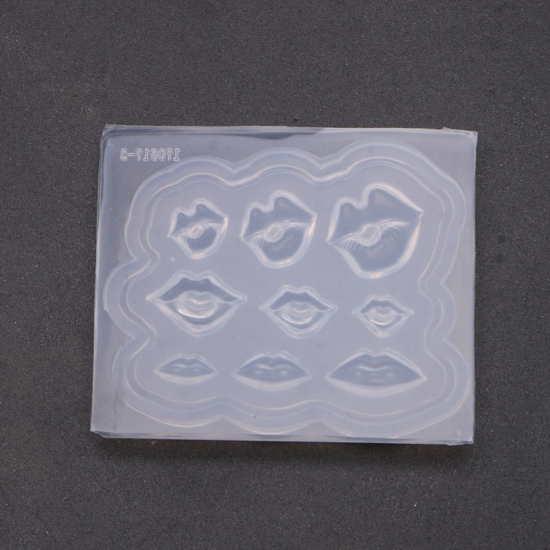 

Silicone Mini Sexy Lips Mold Nail Art Resin Mould Mouth Silicone Resin Mold Tool