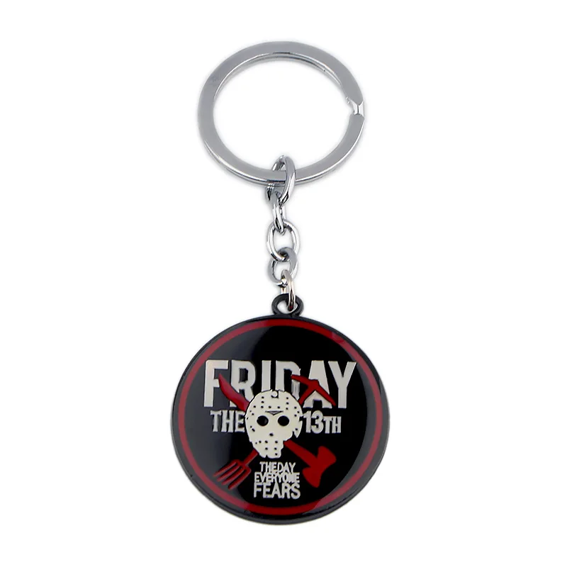 6 P3879 Dongmanli Stephen King's It Key Holder Милая эмалированная металлическая подвеска автомобильный брелок для ключей подарки - Цвет: 6