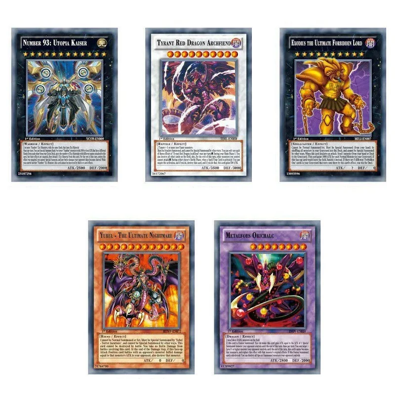 Yu Gi Oh английские игровые карты Takara Tomy дети играют в картонную коробку Япония игра