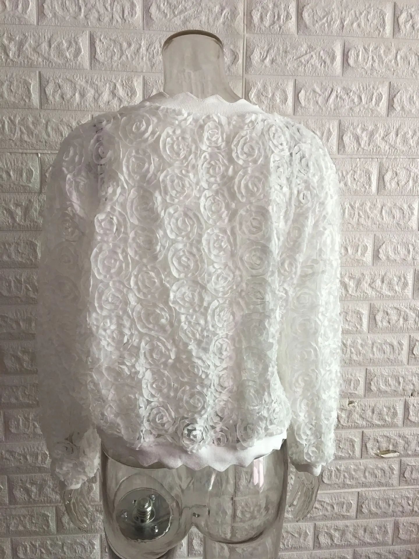 Сексуальный о вырез осенняя женская футболка с 3d цветком новая мода стройная