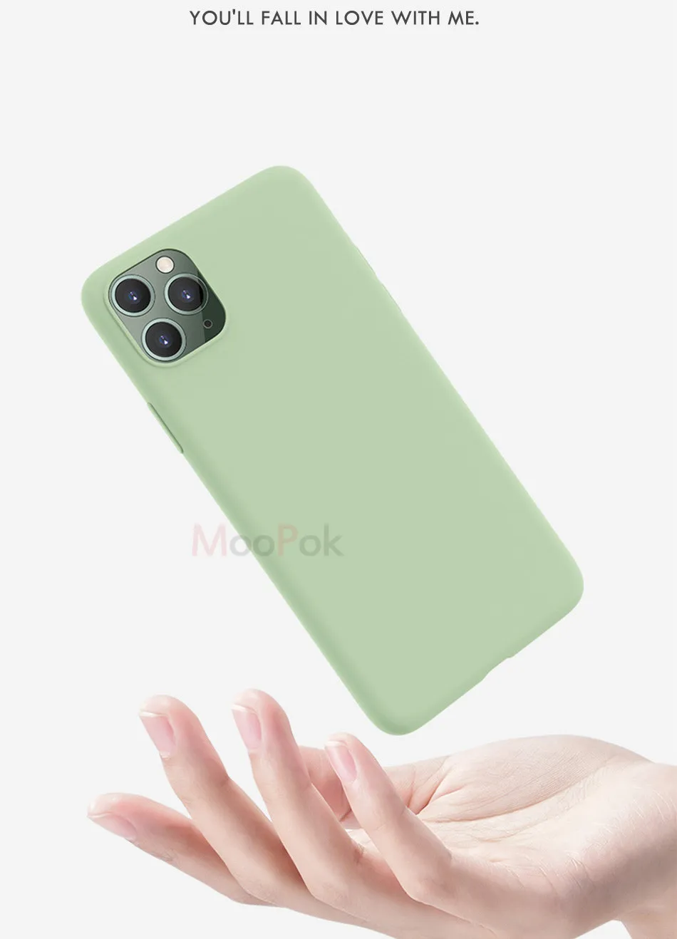 Тонкий мягкий чехол Moopok для iPhone 7, 8, 6 Plus, 11, жидкий силиконовый чехол, карамельный цвет, Coque Capa для iPhone X, Xs, 11 Pro, чехол для MAX XR