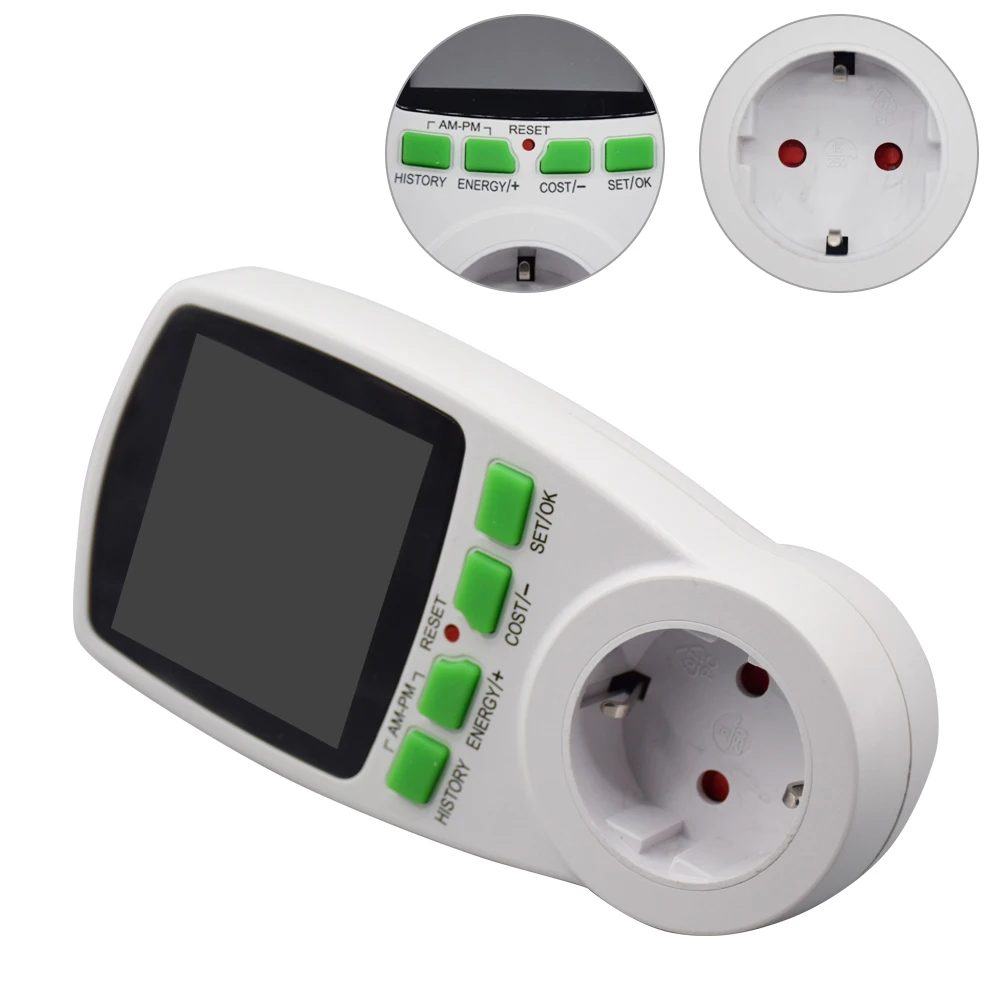 110 В AC измеритель мощности счетчик энергии измерительный сокет анализатор без