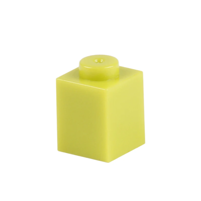 light green 200pcs Мпц Творческий кирпича 1x1 300" сделай сам" Азов просветить строительные блоки покупательских тележек, оптом, наборы для ухода за кожей Совместимость Собирает Частицы Игрушки для детей - Цвет: light green 200pcs