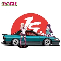 domi for car with youth anime window fine decal sunscreen car sticker anime car accessories decoration kk vinyl cover pvc