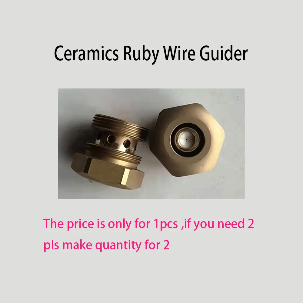 

EDM направляющая для керамической проволоки с рубиновым наконечником, 0,192 мм, водяное сопло, пластина для охлаждения воды с рубиновым распыле...