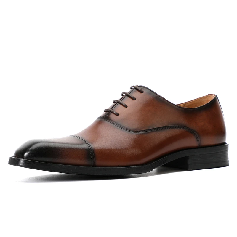 Brown with socks Мужская повседневная обувь мужская Свадебная обувь с перфорацией типа «броги» из натуральной кожи кожаные мокасины, оксфорды мужские оксфорды, большие размеры 46, 11 - Цвет: Brown with socks