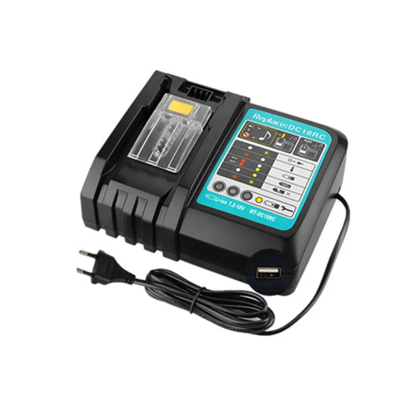 

2021 BL1860 Rechargeable Battery 18V 10000mAh Lithium ion for Makita 18v 10.ah Battery BL1840 BL1850 BL1830 BL1860B LXT+charge