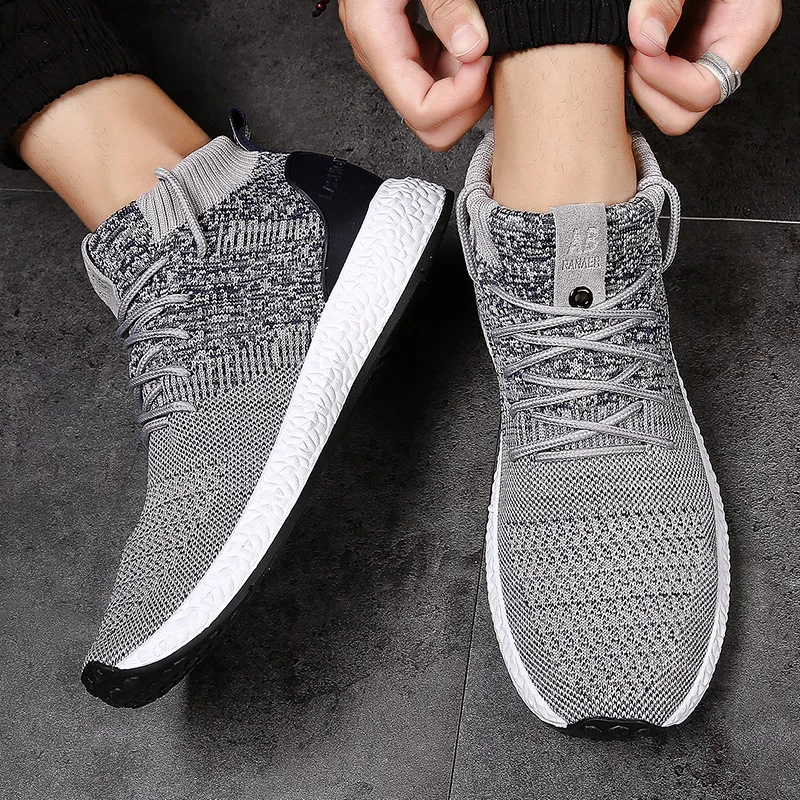 

New Mesh Casual Shoes Lace-up Men Shoes Lightweight Comfortable Breathable Sneakers Tenis Masculino Fashion Zapatillas Hombre