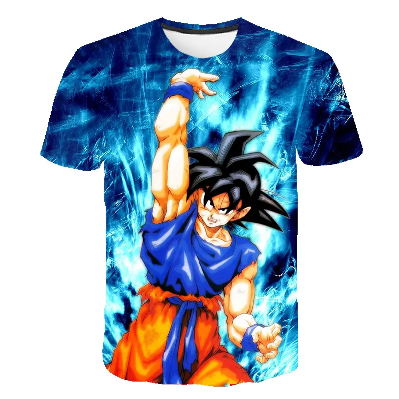 2020 Мужская футболка летняя s с аниме принтом Dragon Ball 3D Master Roshi уличная одежда Топы И