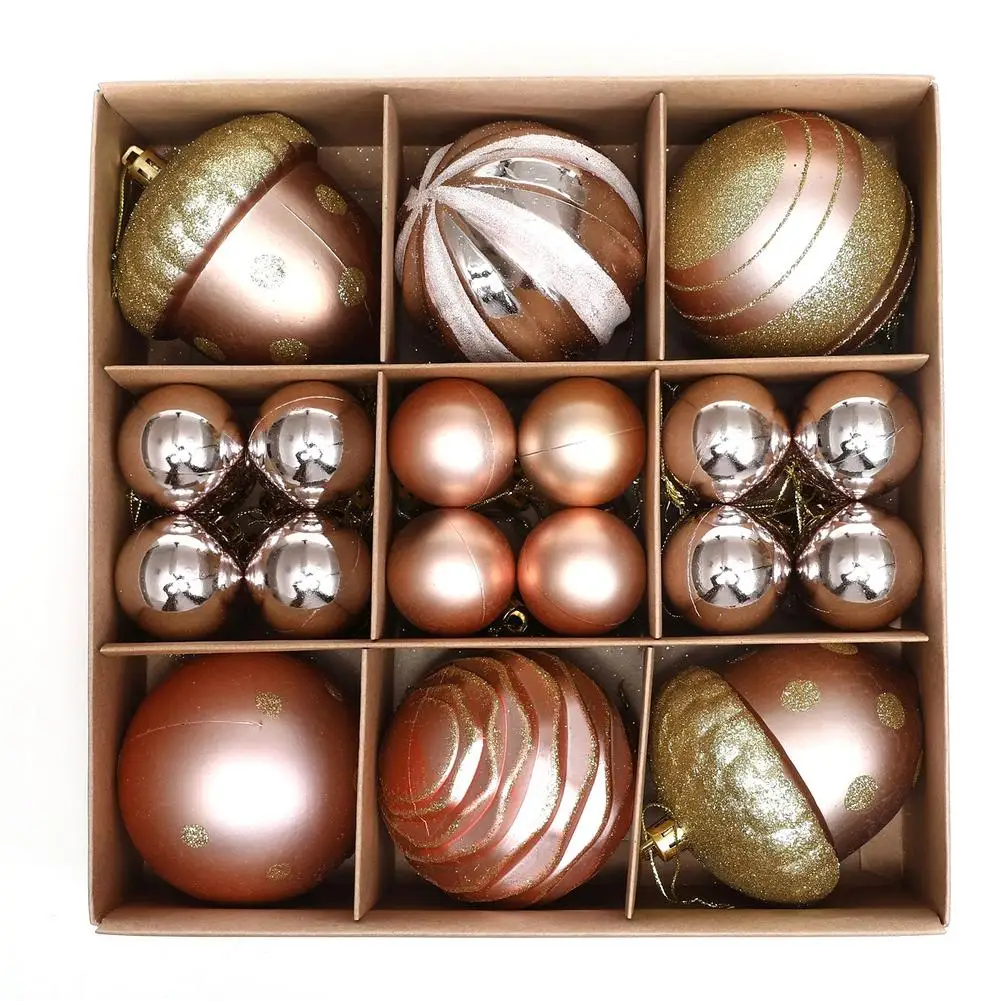 

Christmas Tree Baubles Ornaments Shatterproof Christmas Balls 30 Pcs Of Various Balls For Friends Families And Colleague
