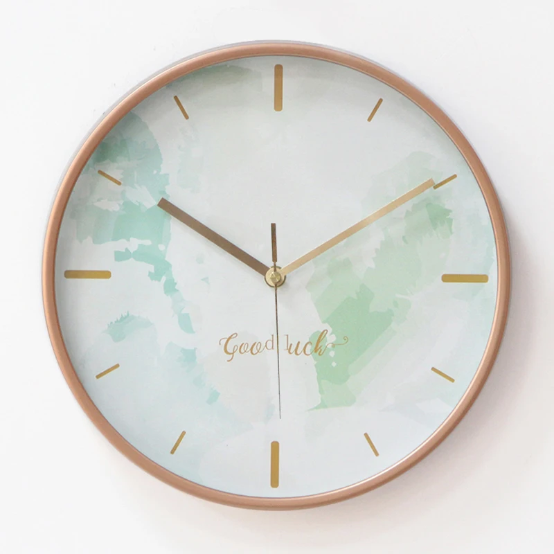 

Colorful Minimalist Wall Clock Nordic Round Silent Modern Design Wall Clock Living Room Zegary Na Sciane Home Decor DE50ZB