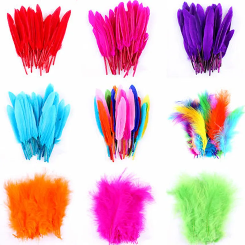 Перышки ручной работы вечерние материалы для украшения дома дня рождения