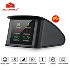 Автомобильный проектор скорости T600 Hud GPS OBD, цифровой дисплей скорости, измеритель расхода топлива и температуры, инструмент с индикатором показаний OBD P10