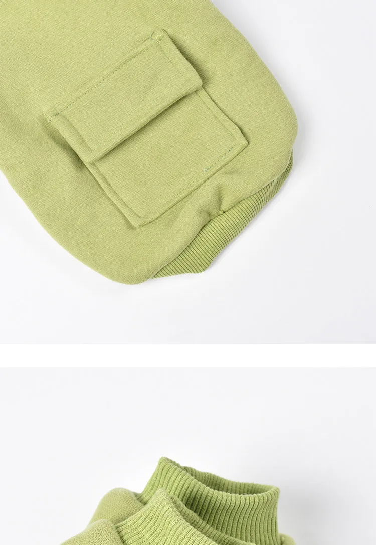 

New Dog Hoodie Pocket Sweatshirt Two-Piece Cat Cat Winter Clothes Supplies Personalized Pet Clothes