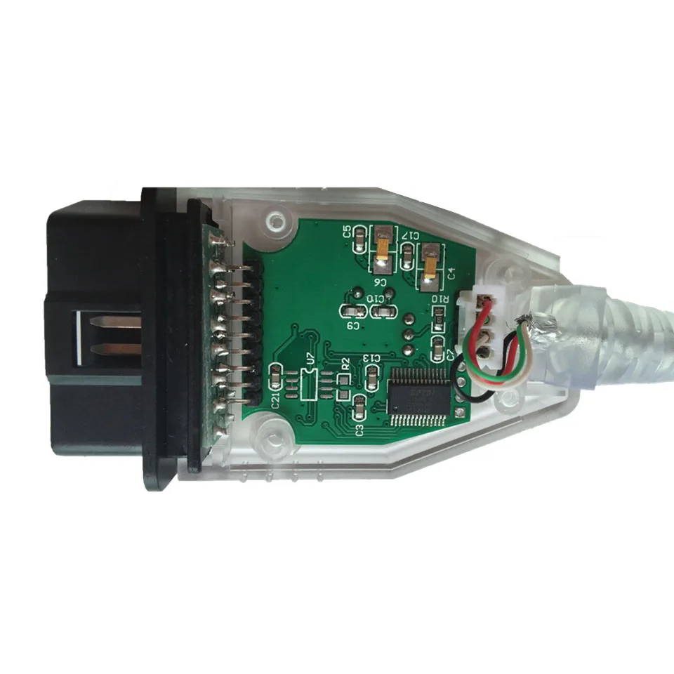 Диагностический кабель MINI VCI J2534 OBD2 для Toyota Mini TIS V16.00.017 Techstream интерфейс