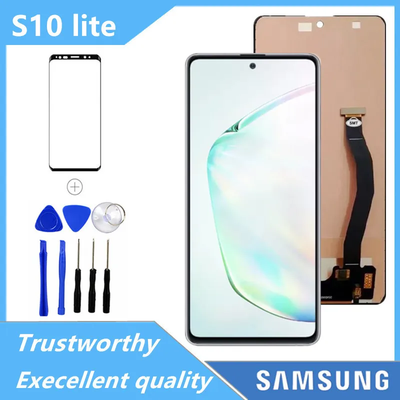 ЖК дисплей для Samsung Galaxy S10 Lite G770F G770U с сенсорным экраном и дигитайзером в сборе