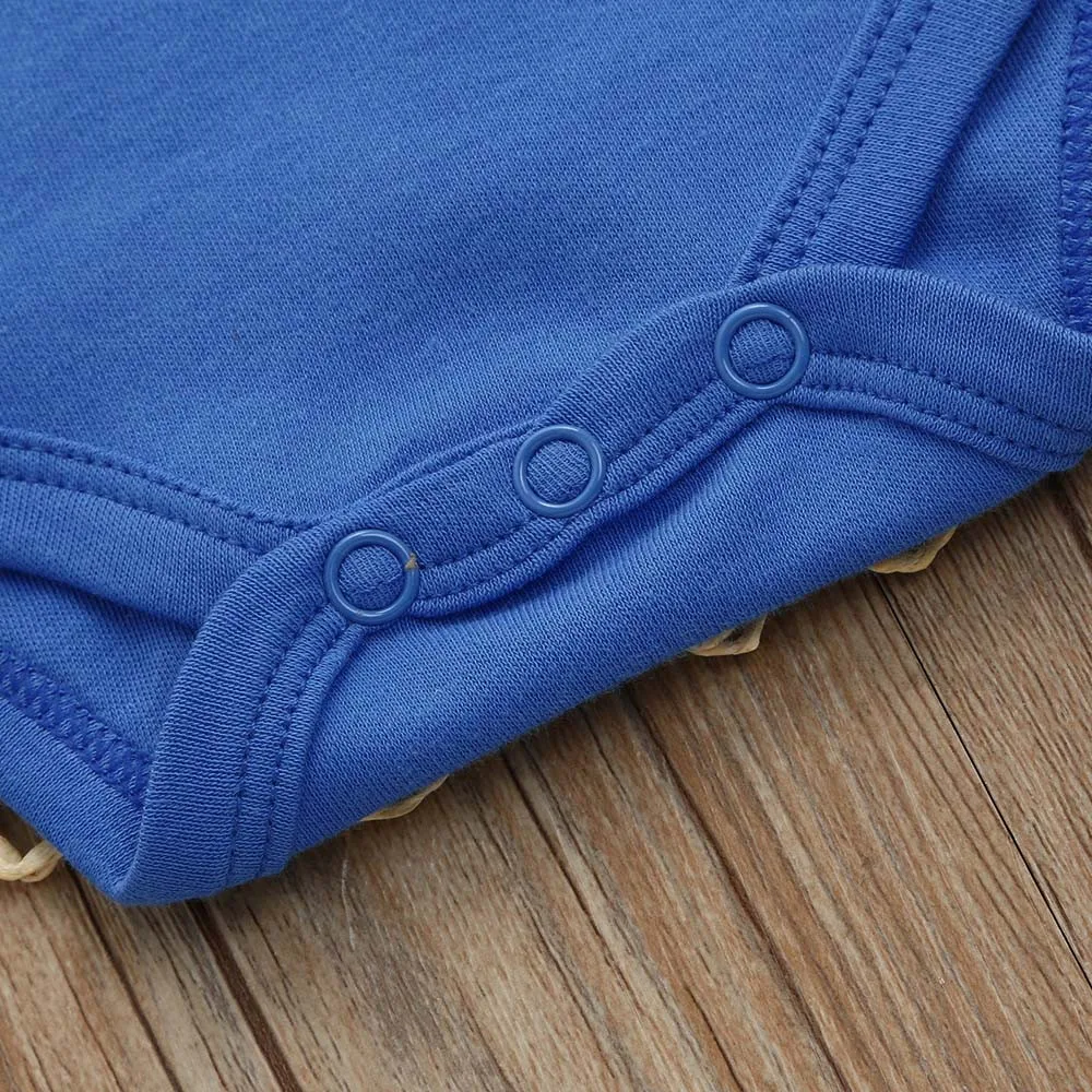 Модный комбинезон с короткими рукавами и рисунком медведя для новорожденных