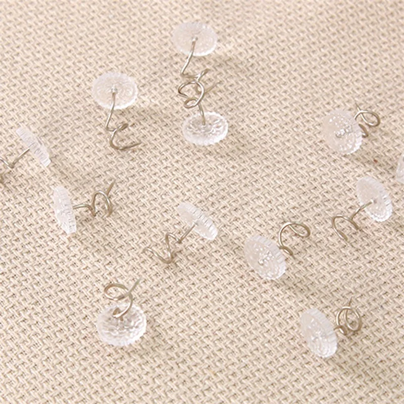 50 шт. прозрачные спиральные фиксаторы | Дом и сад