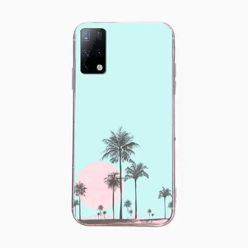 

Fashion Simple Landscape Painting Phone Case For Samsung S4 S5 S6 S7 S7Edge S8 S9 S10 E Plus S20Fe lite Cover Fundas Coque