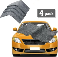 4pcs nano sparkle cloth multi purpose car scratch repair artifact scratch remover eraser auto surface repair cloth 2010cm
