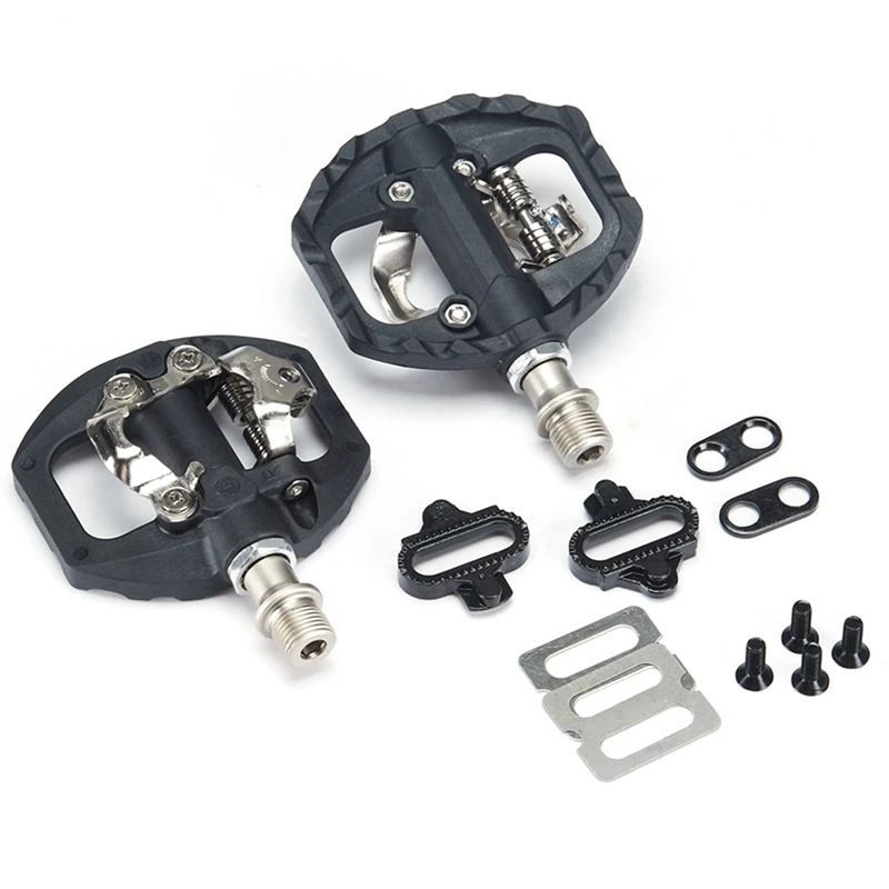 

Велосипедные педали 1 комплект, широкая платформа, велосипедные педали, самоблокирующиеся шипы, сверхлегкая деталь для езды на велосипеде