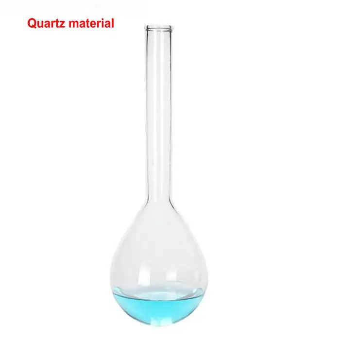 

25ml to 500ml Quartz Glass fixed Nitrogen flask with long neck round bottom no stopper