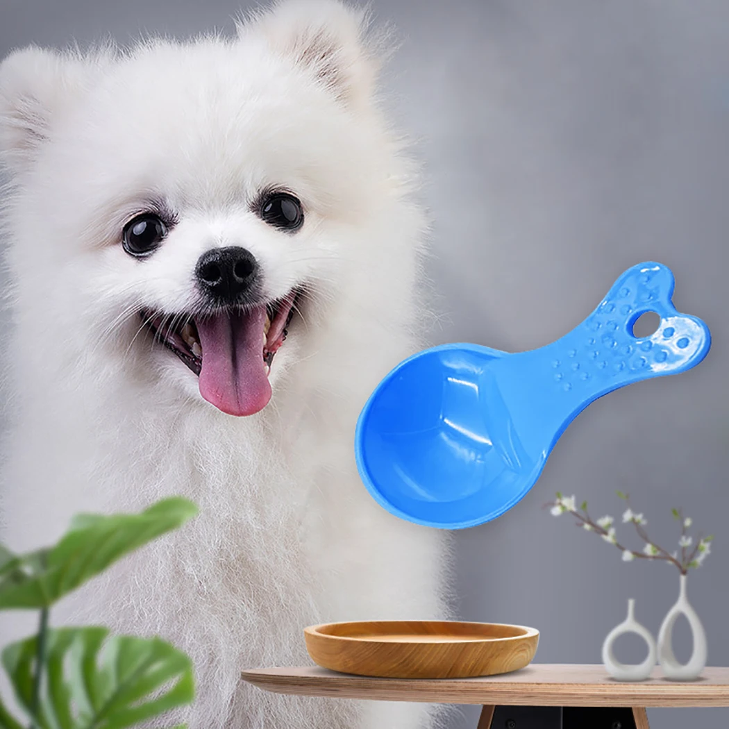 

2PCS New Pet Food Scoop Plastic Measuring Cup Cat Kitty Dog Food Scoop Creative Assorted Dog Food Spoon Pet Supplies Accessories
