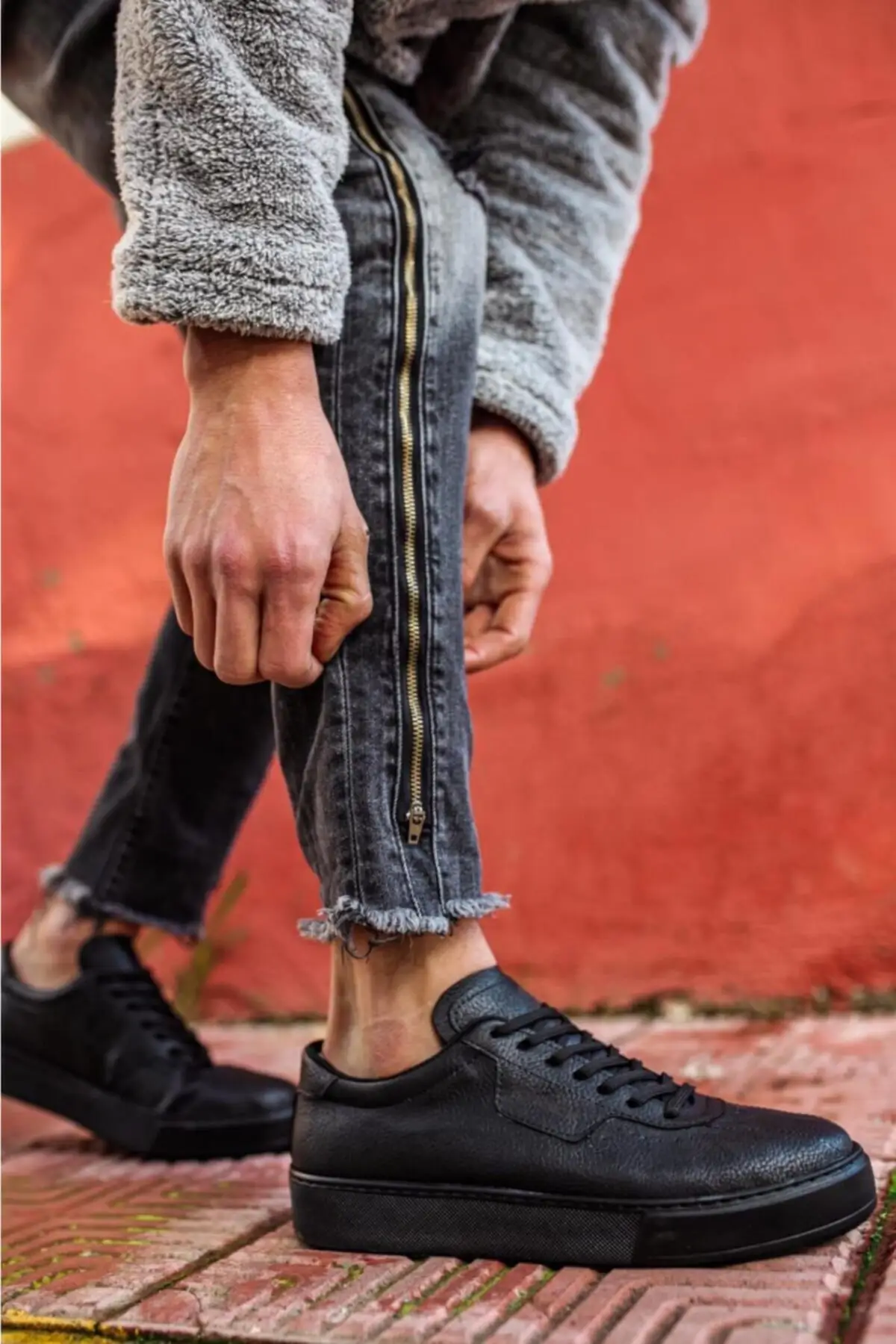 

Knack Günlük Shoes 060 3 color men's popular brand and fashion comfortable lightweight orthopedic chaussure quality material hiking breathable field