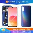 ЖК-дисплей AMOLED для Xiaomi Mi 9, 10 сенсорных экранов, замена для Xiaomi Mi 9 M1902F1G, дигитайзер, экран с крышкой батареи