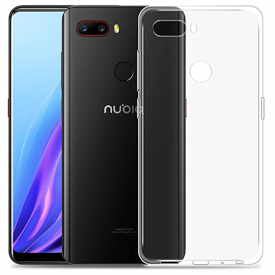 Прозрачный мягкий чехол из ТПУ для ZTE Red Magic Nubia Z18 Z17 Z11 Max Mini MiniS N2 N3 M2 Lite V18 Z17s