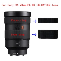 new original zoom and focus grip rubber ring repair parts for sony fe 24 70mm f2 8 gm sel2470gm lens