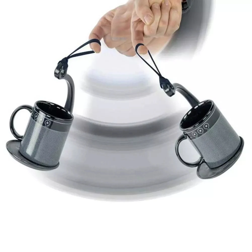 

Plastic Spill Stopper Coffee Tea Cup Mat Not Spill Coaster Handle Mug Holder Anti Overflow Lid Home Kitchen Drinking Accessories