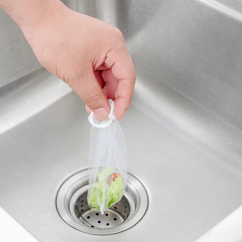 Одноразовая кухонная раковина ванной комнаты мусорная фильтр для воды мешок