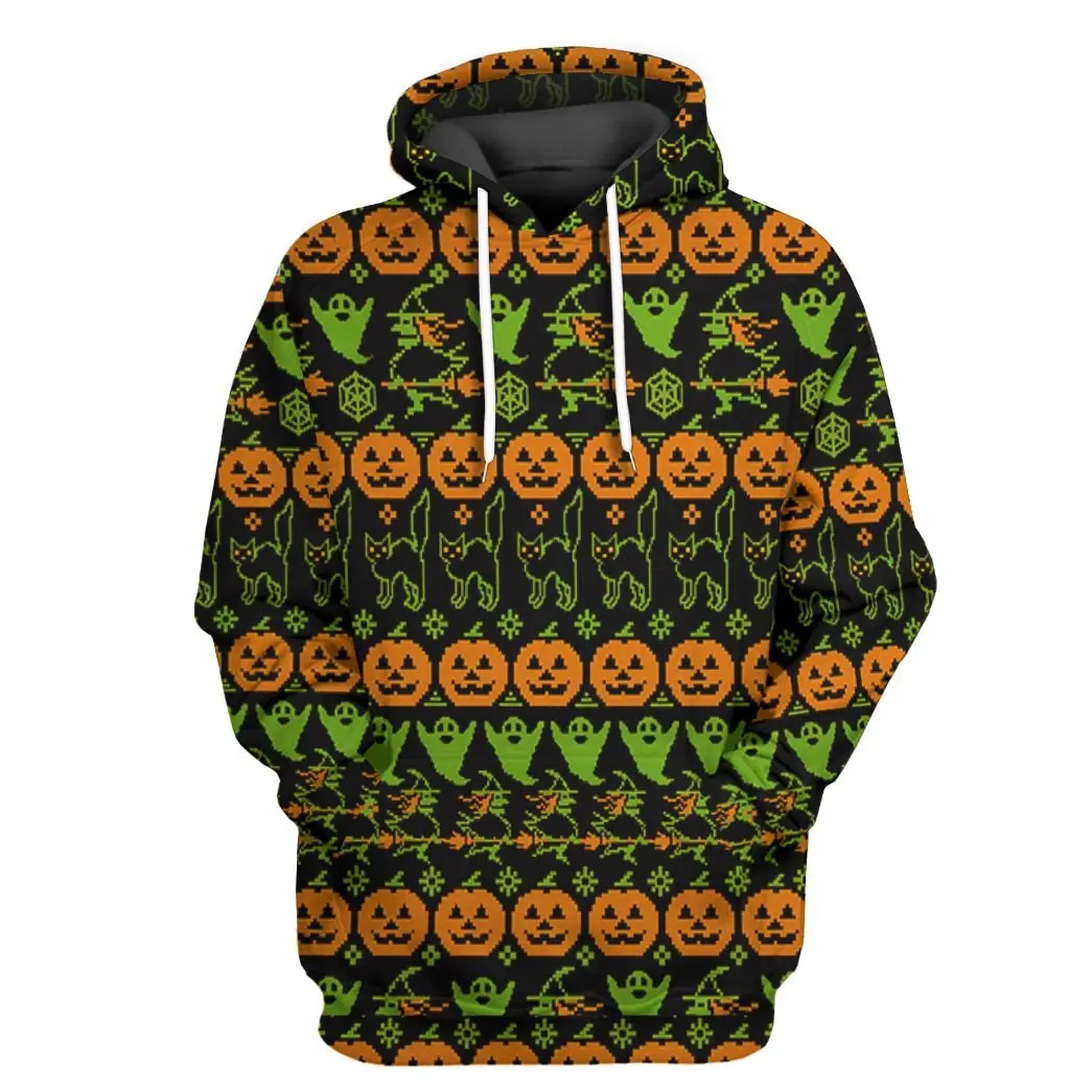 

PLstar Cosmos 3Dprinted Newest Halloween Pumpkin Pattern Harajuku Streetwear Funny Unique Unisex Casual Hoodies/Sweatshirt/Zip 3