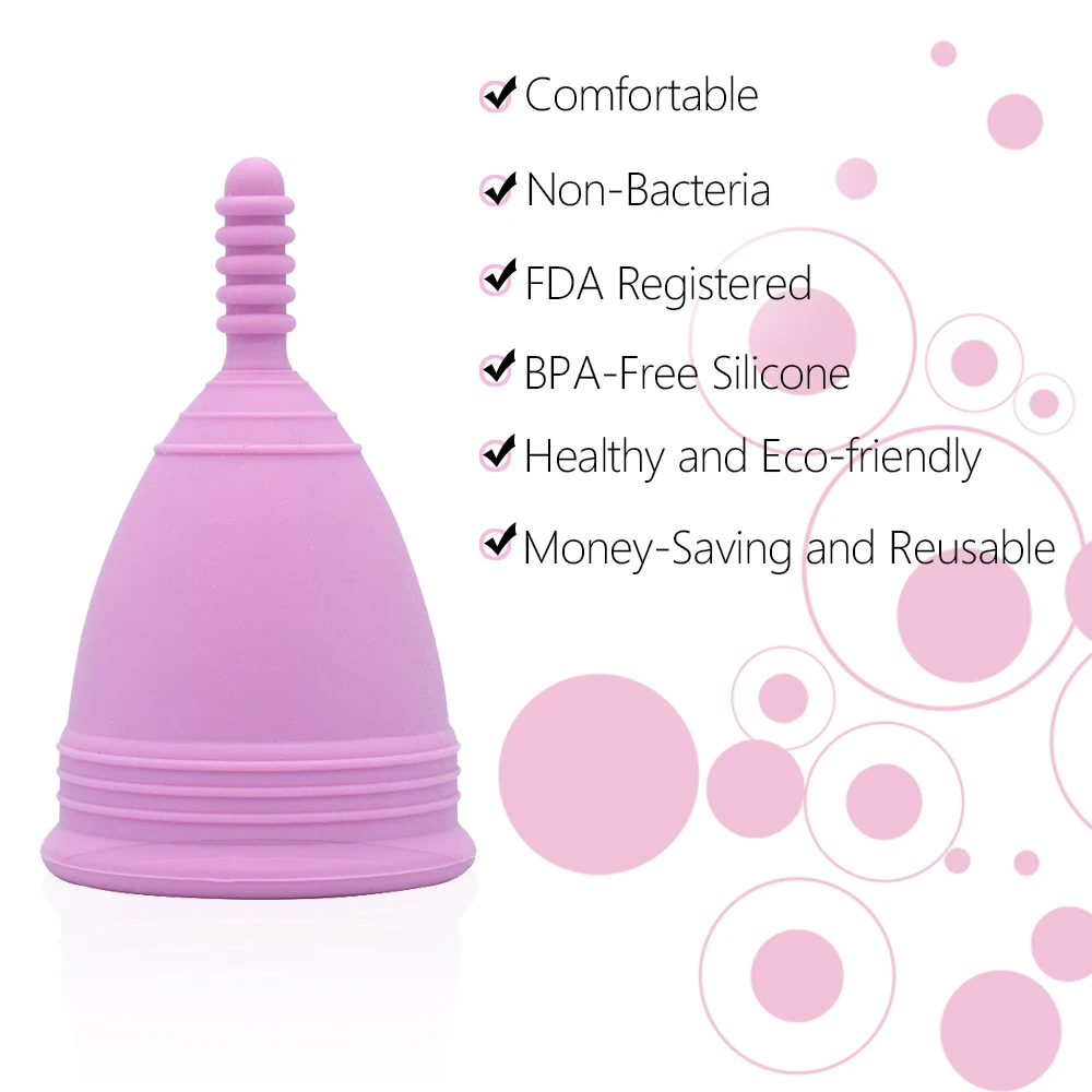 Медицинская силиконовая менструальная чаша женская гигиеническая многоразовая