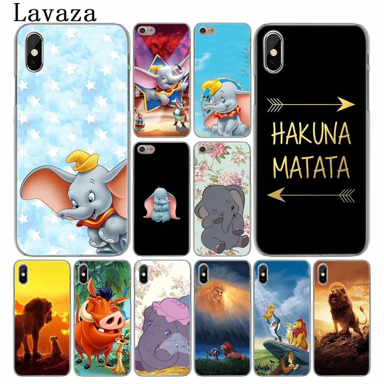 Твердый чехол для телефона Lavaza с рисунком короля льва дамбо iPhone XR XS X 11 Pro Max 10 7 8 6 6S 5