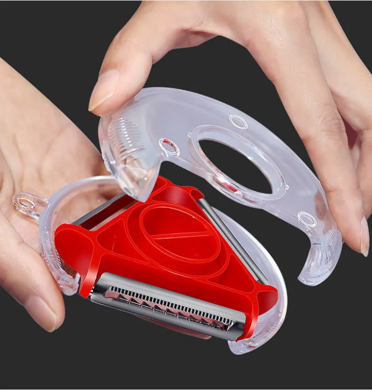 

Magic Peeler Set Slicer Stainless Steel Shredder Cutter Multi Peel Blade Grater Kitchen Tool Items Accessories Cooking Gadgets