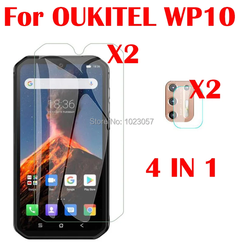 Закаленное стекло для камеры 2 в 1 OUKITEL WP10 6.67 Защитное экрана 2.5D | Мобильные