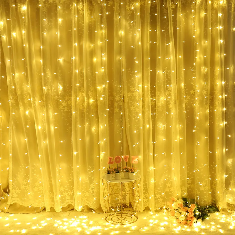3x 1/3x 2/3 м x 3 300LED рождественские украшения для дома с утолщённой меховой опушкой