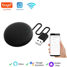 Tuya Smart Universal IR Remote WiFi untuk Smart Home Control untuk TV Air Conditioner Bekerja dengan Alexa Google Home Yandex Alice