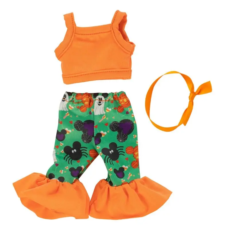 

The orange cartoon dress fit American14.5" girl doll nancy doll Clothes baby gift