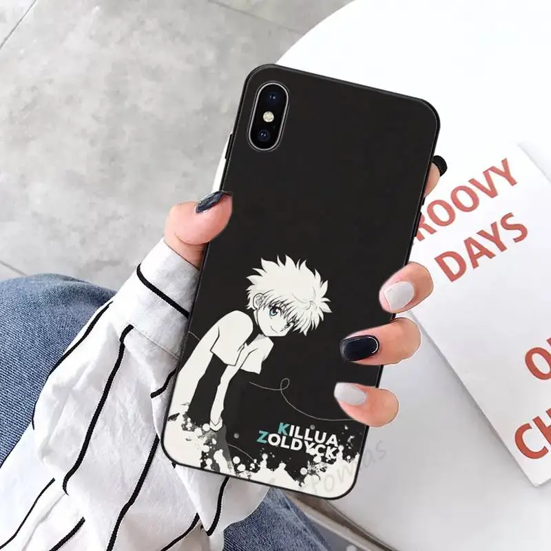 

Hunter X Hunter Killua Zaoldyeck anime Phone Case for iPhone 11 12 pro XS MAX 8 7 6 6S Plus X 5S SE 2020 XR