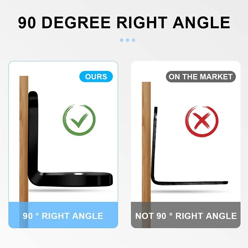 Набор угловых кронштейнов для деревянной мебели 40 шт. с 80 винтами | Обустройство