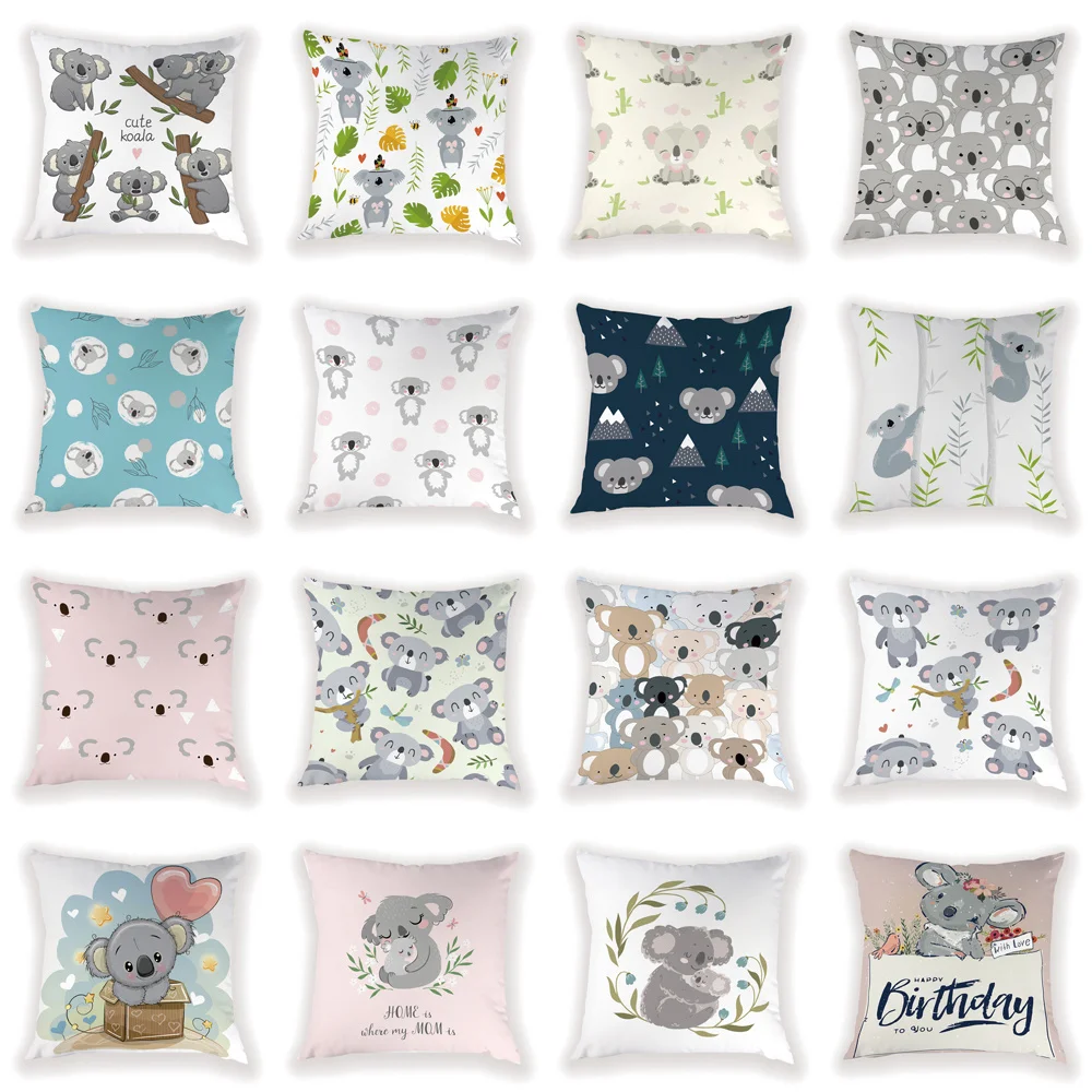 Милый чехол для подушки с рисунком мыши милый ленивецов декоративные рисунками