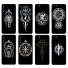 Черный чехол из ТПУ для Huawei Honor 20 Lite, 10, 10i, 20S, 30S, 30, чехол для Honor 7A 5,45, 7s, 7C 5,7, чехол, чехол с викингом, вегвизиром, одином в скандинавском стиле