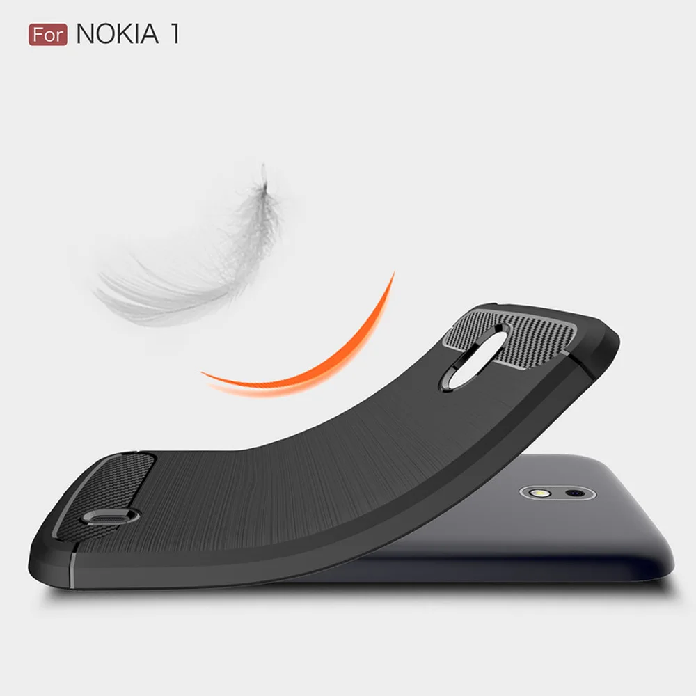 Чехол для Nokia 1 мягкий силиконовый чехол бампер из ТПУ Nokia1 TA 1047 1056 1060 ударопрочный