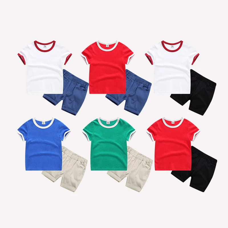 Новинка 2020 года детская одежда для мальчиков Комплекты из 2 предметов маленьких